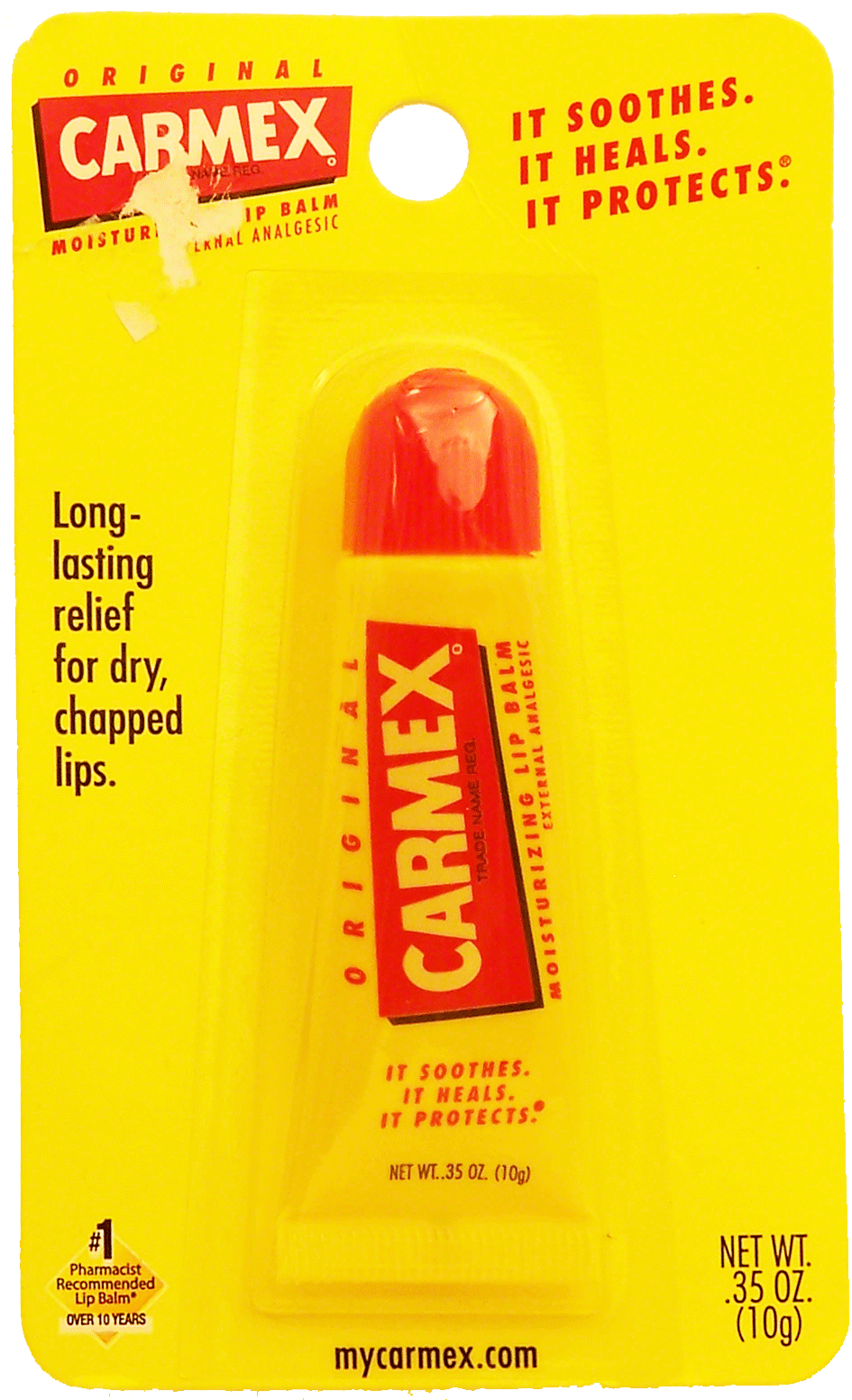 Carmex  lip balm, long lasting relief for dry, chapped lips Full-Size Picture